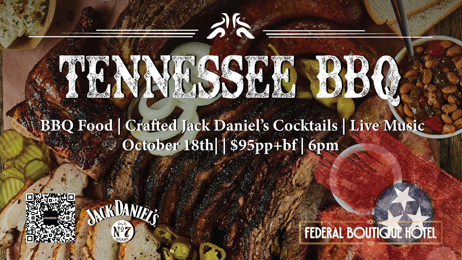 Tennessee BBQ at Federal Hotel